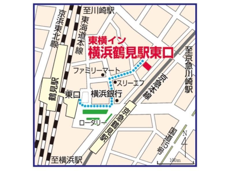 Toyoko Inn Yokohama Tsurumi Eki Higashi Guchi Екстер'єр фото
